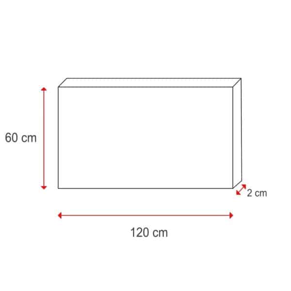 YANDIYA infrapanel 650W spot lámpával - fehér (60x120 cm) - Afbeelding 3
